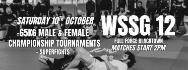 WSSG 12 (-65KG Championship Tournaments) - BJJ Tournament in New South Wales 2026